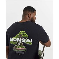 & Back Graphic Bonsai T Shirt & 3XL