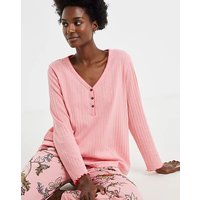Pointelle Henley Floral PJ Set 32 34