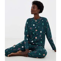 Value Candy Cane Pyjama Set 16 18
