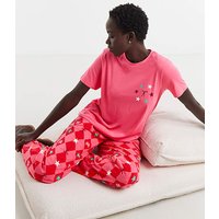 Value Bright Bow Pyjama Set 28 30