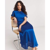 Blouson Split Sleeve Dress