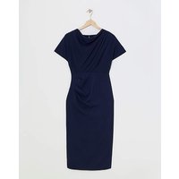 Draped Midi Dress
