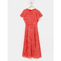 Blouson Split Sleeve Dress Print