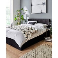 Hayden Velvet Ottoman Bed Mattress KINGSIZE