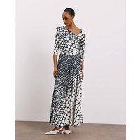Pleated Jersey Dress Spot