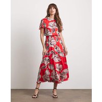 Split Sleeve Dress Floral