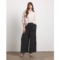 Crinkle Wide Leg Trousers Polka DOT