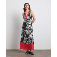 Border Print Dress Floral