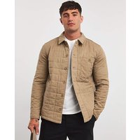 Cotton Square Quilted Shacket