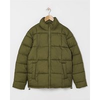 Square Quilt Puffer Jacket