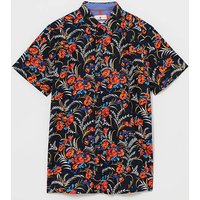 Fiery Fun Floral Shirt Long 3XL54 56
