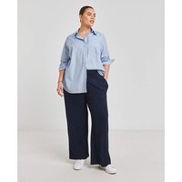 Jersey Wide Leg Trouser