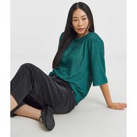 Textured Half Sleeve T Shirt