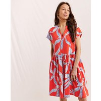 Printed Cotton T Shirt Dress Print