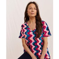 V Neck Jersey T Shirt