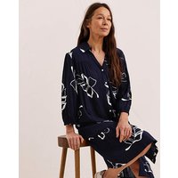 Crinkle Shirt Dress Print