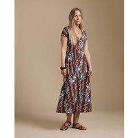 Printed Jersey Midi Dress Print