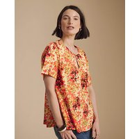 Printed Crinkle Blouse Multicolour
