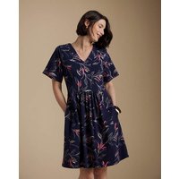 Printed Cotton Jersey Shift Dress Print