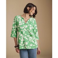 Cotton Notch Neck Pocket Tunic Multicolour
