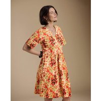 Printed Cotton Jersey Shift Dress Multicolour