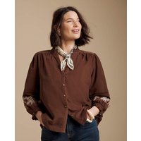 Embroidered Cord Top