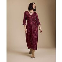 Twist Front Midi Dress Print