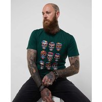 Dapper Skull T Shirt Dark Green M