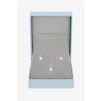 Sterling 925 CZ Cushion Set