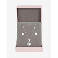 CZ Heart Drop Set