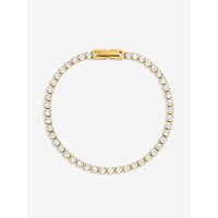 Waterproof Plated Tennis Bracelet