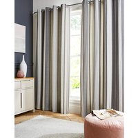 Whitworth Stripe Eyelet Curtains x 137cm