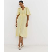 Nora Half Sleeve Woven Midi Dress