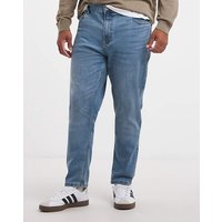 Tapered Stretch Jeans Light Wash Light Wash