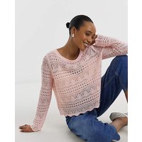Sun Lay L S Boatneck Knitted Jumper