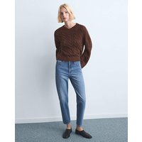 Comfort High Rise Mom Jean Light Wash