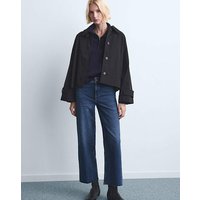 High Waisted Culotte Jean MID Wash