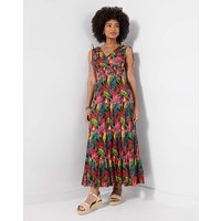 Kiana Printed Maxi Dress Petite Multicolour 14P
