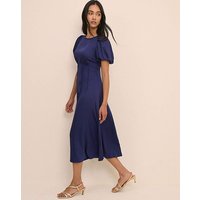 NOBODYS PETITE QUINN MIDI DRESS Dark Blue