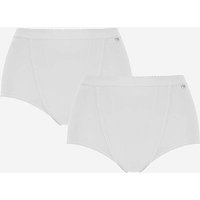 2Pk Control Maxi Knicker Blk Wht