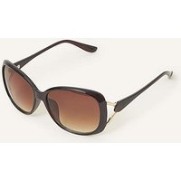 Metal Detail Wrap Sunglasses ONE