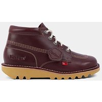 Kick Hi Leather Shoes Dark