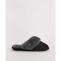 Closed Toe Mule Slippers Wide Fit