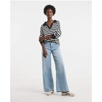 318 Shaping Wide Leg Jean Light Wash UK 24 REG