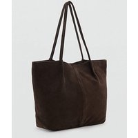 Suede Leather Shopper Bag ONE