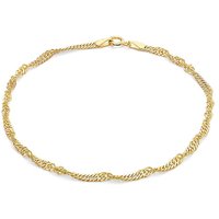 9Ct Twist Curb Bracelet 1 2