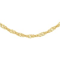 9Ct Twist Curb Chain INCH