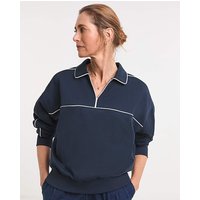 Collared Varsity Sweatshirt