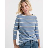 Slash Neck Long Sleeve Top