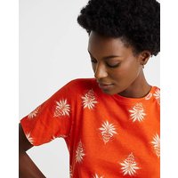 Crew Neck T Shirt Print